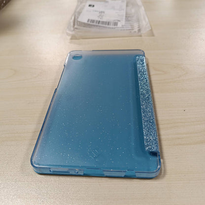 274429 - FINTIE Mbulesë për Samsung Galaxy Tab A11 8.7 inç (2025) dhe A9 8.7 inç (2023), E Hollë dhe Transparente, Blu me Shkëlqim