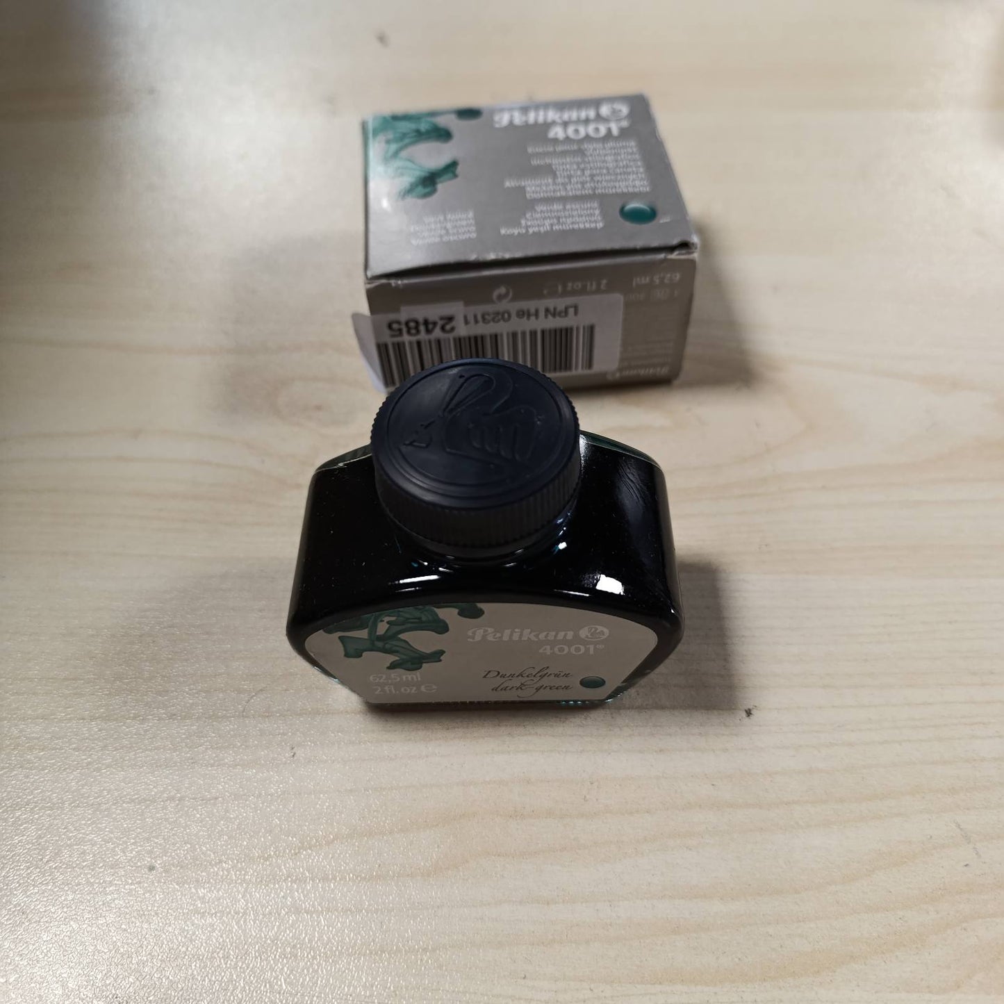 274471 - Pelikan Qelq boje 4001 jeshile e errët, 62.5 ml, 1 gotë