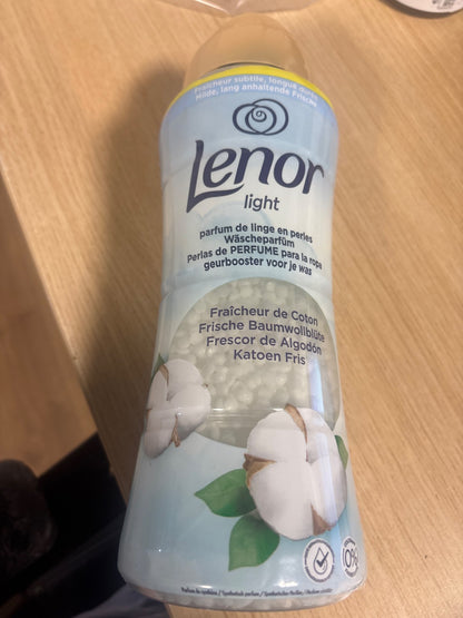 318532 - LENOR Parfum për larje rrobash Light Fresh Cotton Blossom 495g, për freski të butë dhe afatgjatë