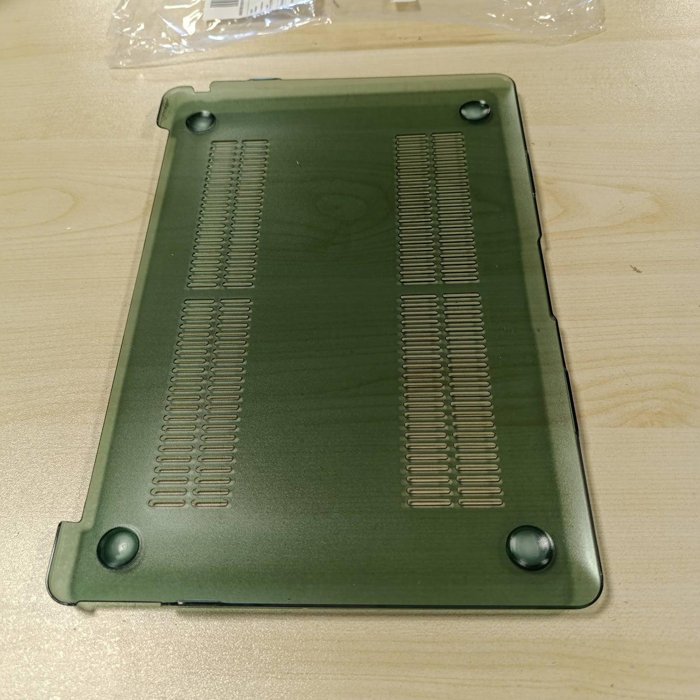 277145 - FINTIE Mbrojtëse e pajtueshme me MacBook Air 13 inç M1 (A2337) / MacBook Air 13 2020/2019/2018 (A1932/A2179), Mbrojtëse plastike e lehtë, Ngjyrë kristalore jeshile mesnate