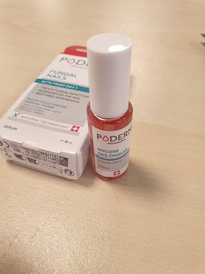 316964 - PODERM Trajtim 2-në-1 për kërpudhat e thonjve, me bimë antifungale dhe restauruese, kujdes profesional për këmbët/duart, i shpejtë dhe i lehtë, prodhuar në Zvicër