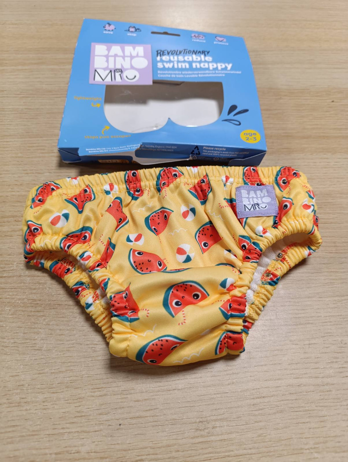 317502 - BAMBINO MIO Pelenë Revolucionare e Larëshme për Not, për foshnje dhe fëmijë të vegjël, unisex, XL (2 vjeç e lart)