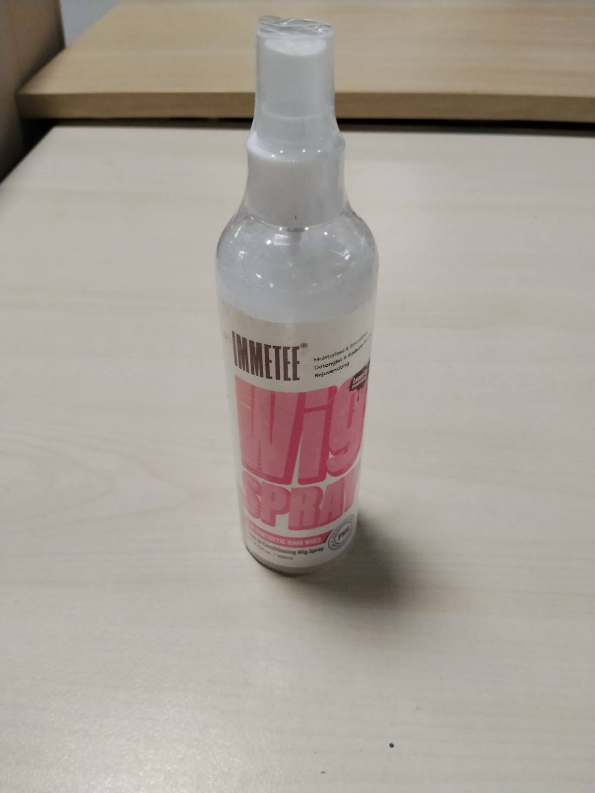 307875 - IMMETEE Llak flokësh pa shpëlarje, 250 ml, për paruke të bëra nga qime njerëzore dhe sintetike, PH5 PH6, i lehtë për t’u krehur, shton shkëlqim dhe freski