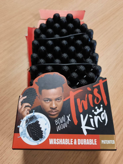 317087 - KISS RED Furçë Stiluese Luksoze Twist Premium, E Qëndrueshme, E Larëshme, Për Flokë Kaçurrela, 4C