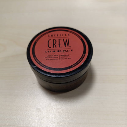 318068 - AMERICAN CREW Pastë Definuese, Dyllë për Flokë për Burra, Mbajtje e Mesme, Shkëlqim Natyral, 85g