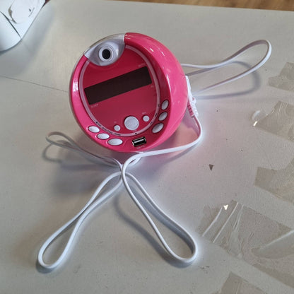 295857 - METRONIC Gulli 477018 Orë alarmi për fëmijë me MP3, USB, projeksion 180°, Rozë