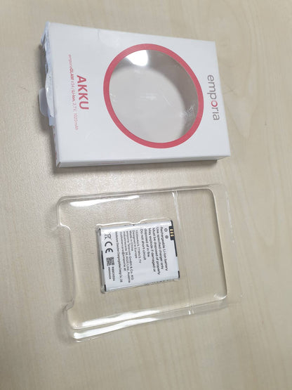 266738 - EMPORIA Bateri 1020 mAh Li-Ion, e Zezë – Pjesë këmbimi për telefona celularë (Bateri, Litium-ION (Li-Ion), 1020 mAh, 3.7 V)