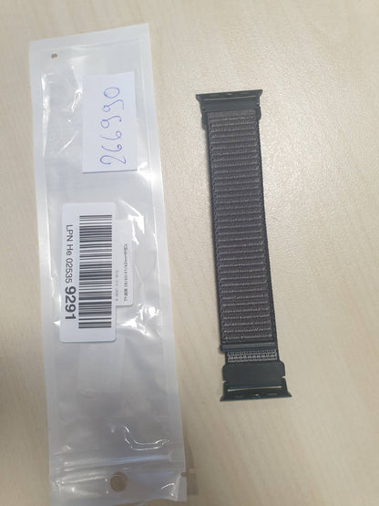 266990 - BCUCKOOD Rrip sportiv prej najloni për Apple Watch 38mm 40mm 41mm 42mm (Seria 11 10) për femra dhe meshkuj, gri hekuri