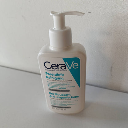 317484 - CERAVE Xhel Pastrues për Kontrollin e Njollave, 236ml, me Acid Salicilik, për Lëkurë të Prirur ndaj Akneve
