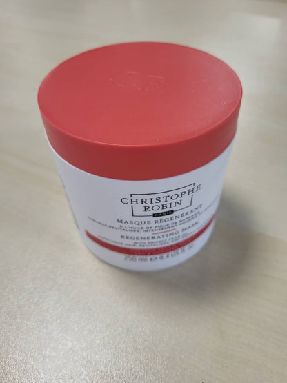 315749 - CHRISTOPHE ROBIN Maska Rigjeneruese me Vaj Dardheje 250ml – Trajtim Ushqyes 97% Natyral me Vaj Dardheje dhe Ceramide