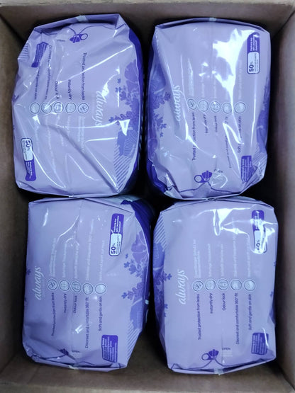 316576 - ALWAYS DISCREET, 48 Mbajtëse për Inkontinencë për Femra, Madhësia M, të Bardha, Mbrojtje Shumë Thithëse, Pako 1 Mujore, 4 copë