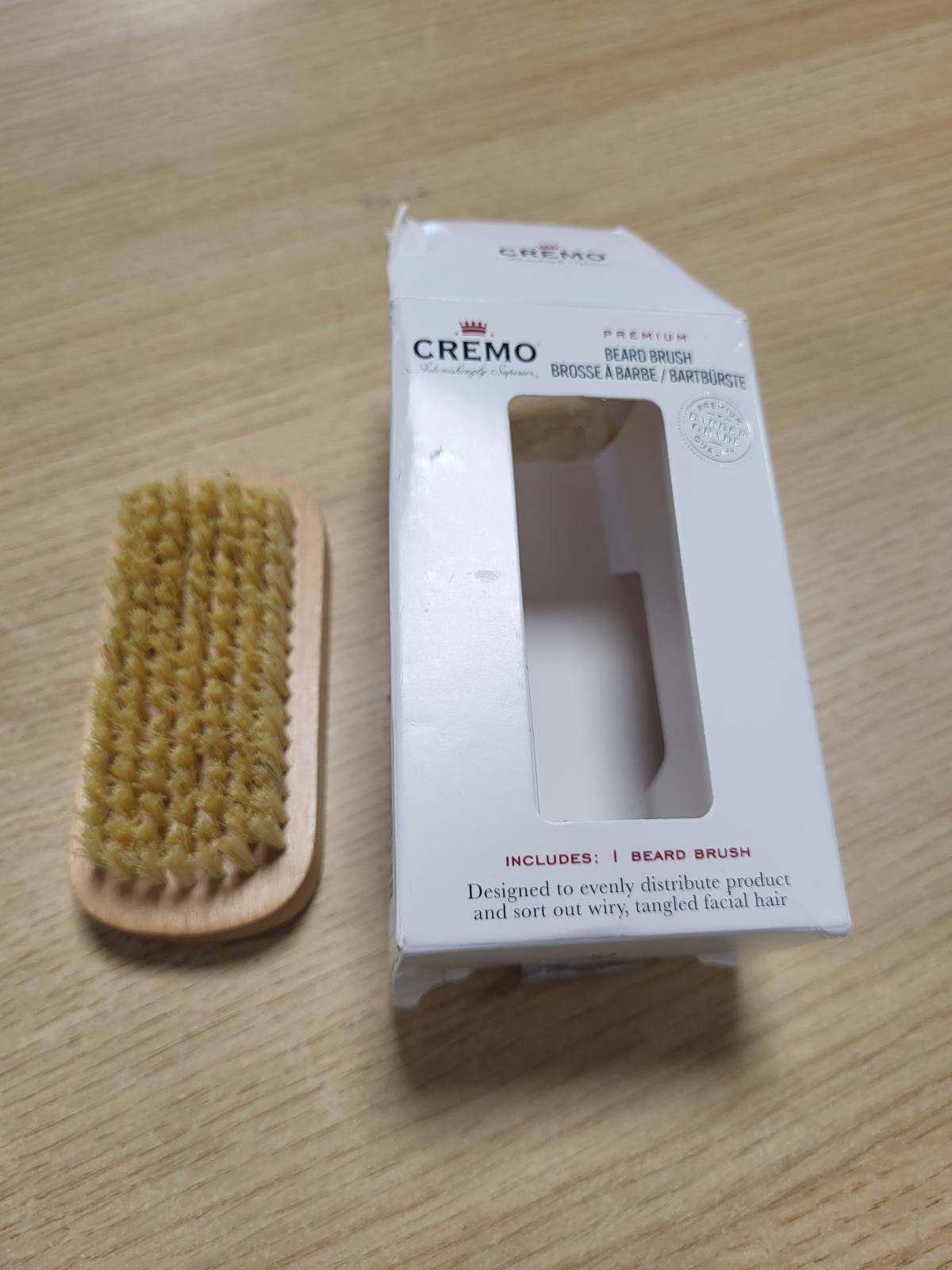 317973 - CREMO - Furçë për mjekër për meshkuj - E bërë nga 100% Sisal Natyral
