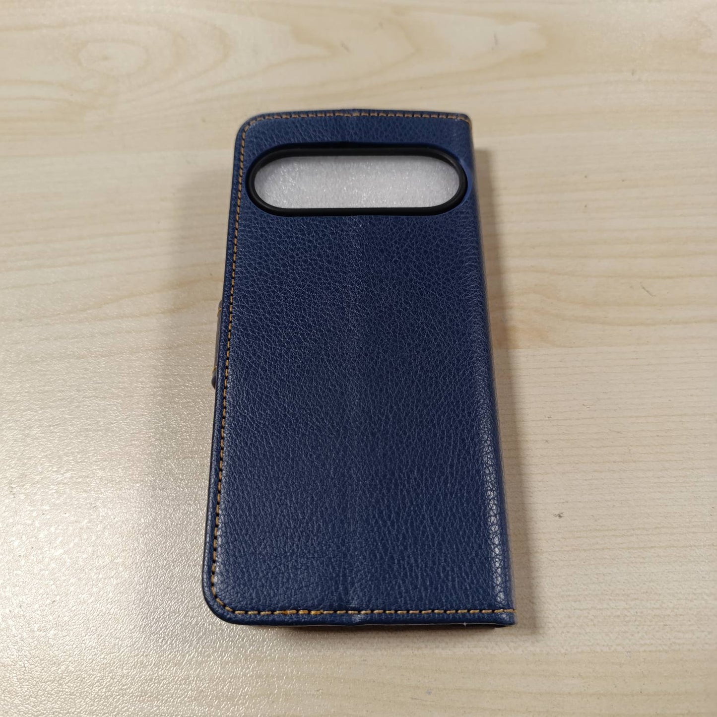277162 - GANBARY Mbrojtëse telefoni për Google Pixel 10/10 Pro, Mbrojtëse lëkure premium, me palim, mbyllje magnetike, funksion mbështetës - Blu e errët