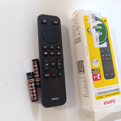 276923 - HAMA – Telekomandë Universale për TV inteligjentë, butona aplikacioni, e zezë