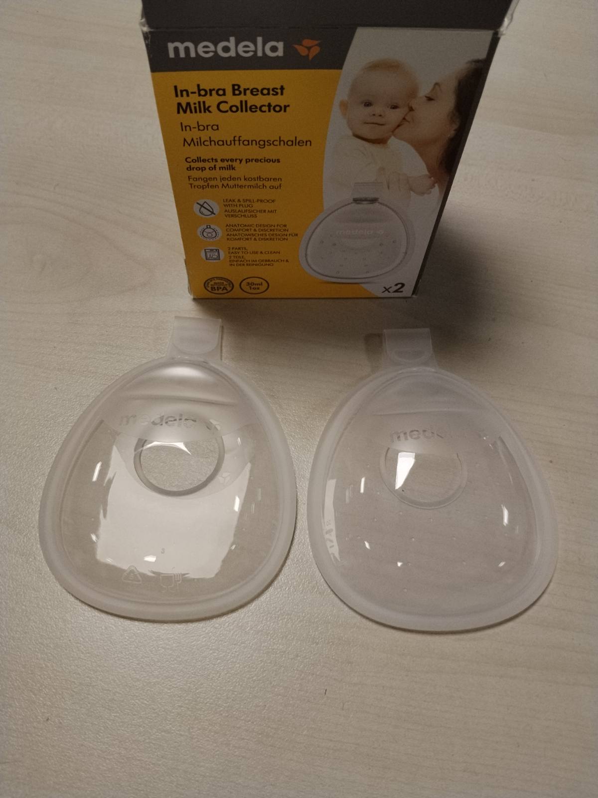318116 - MEDELA Kapakë për Mbledhjen e Qumështit InBra, të Papërshkueshëm nga Rrjedhjet, Kapacitet 30 ml