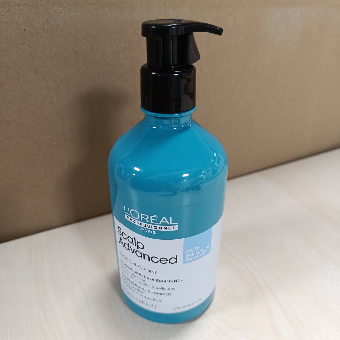 316534 - L'OREAL PROFESSIONNEL Shampo Scalp Advanced Dermo-Clarifying, 500 ml, për burra dhe gra, eliminon deri në 100% të zbokthit të dukshëm
