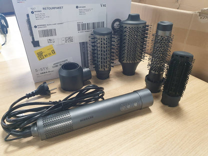 315351 - Furçë me ajër të nxehtë shumëfunksionale 5-në-1, 1500 W, e zezë, WL 0684, përfshin 5 aksesorë