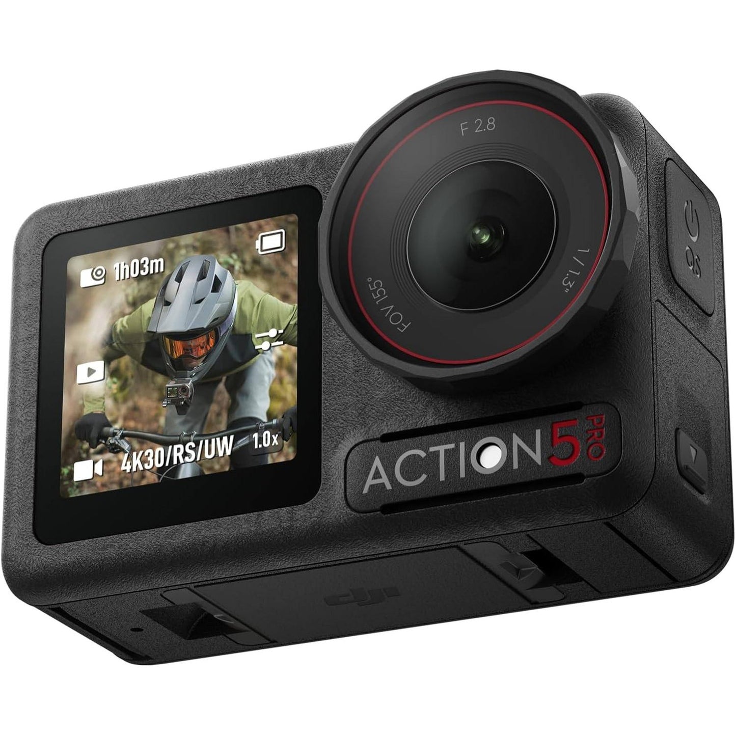 158405 - DJI Osmo Action 5 Pro Standard Combo, Kamerë Aksion 4K për Përdorim të Përditshëm | Sensor 1/1.3″, Video 4K/120fps, Gjurmim Subjektesh, Stabilizim, Ekrane me Prekje OLED të Dyfishtë, Rezistent ndaj Ujit, për Sporte dhe Vlogime