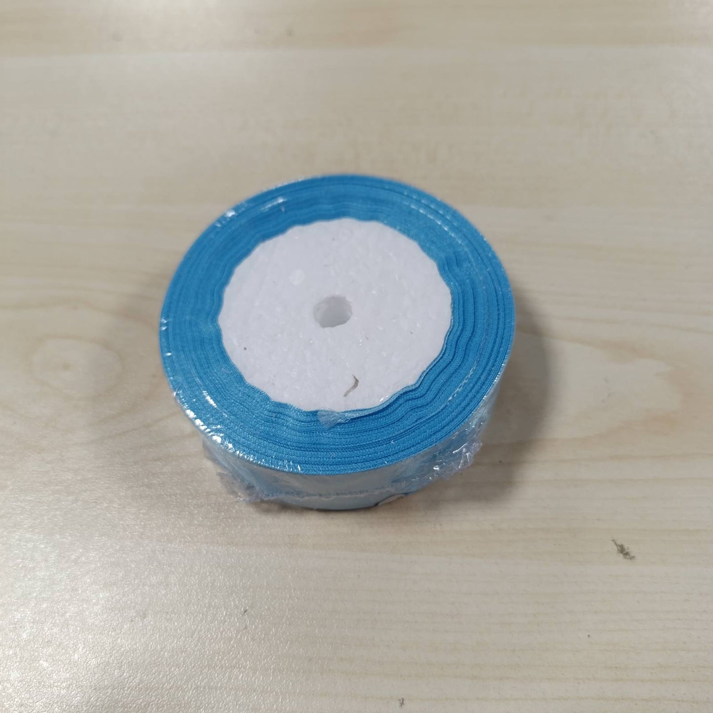277194 - FJONGO Dhurate Fyshird Blu 25mm x 22m, Poliester, për Punime Artizanale, Mbështjellje Dhuratash