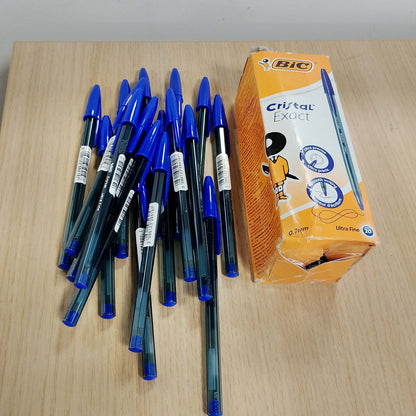 320612 - BIC Stilolapsa Cristal Exact me majë gjilpëre (0.7 mm) - Kuti me 20 copë