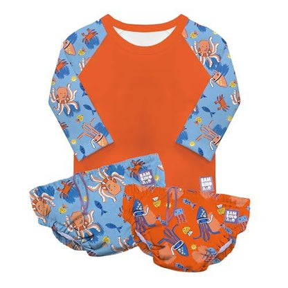 319092 - Bambino Mio – Set noti për bebe, mbathje noti dhe pelenë, Surfer Patrol, për fëmijë nën 6 muaj