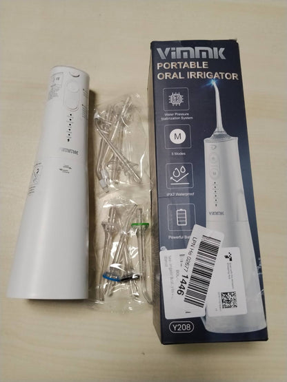 316363 - VIMMK Ujitës Oral Profesional me Fileto Uji, IPX7 i papërshkueshëm nga uji, Rezervuar Uji 300 ml, i Rikarikueshëm USB-C