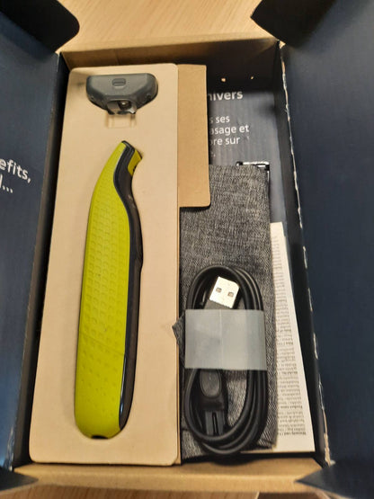 316413 - PHILIPS Makinë rroje dhe prerëseje elektrike OneBlade 360, 2 tehe 360, 3 krehëra (1, 3, 5 mm), QP2724/31.