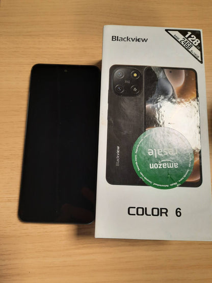 319380 - BLACKVIEW Telefon celular Color 6, 8GB Ram+128GB/2TB, MTK G81, Octa Core, 50MP+13MP, Android 15, 6.67" 90Hz 5000mAh