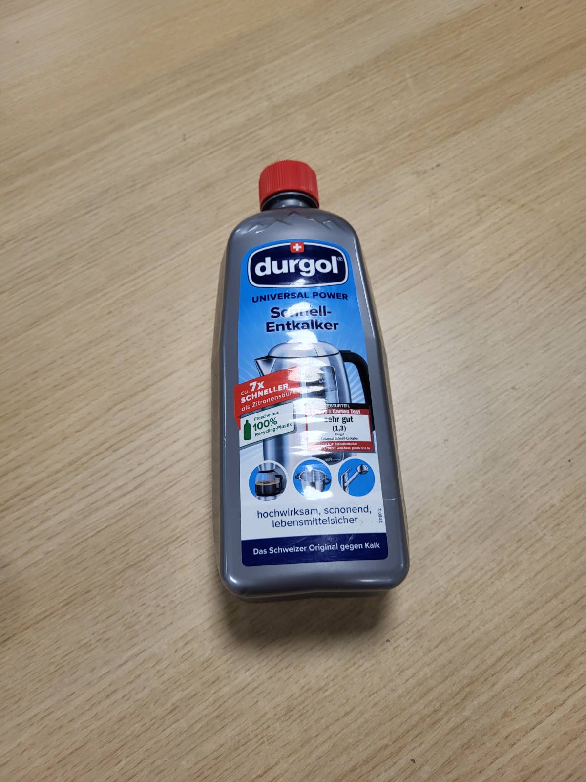 318970 - DURGOL Universal Fast Descaling për Pajisje Kuzhine, 750ml, Heqës gëlqereje i lëngshëm