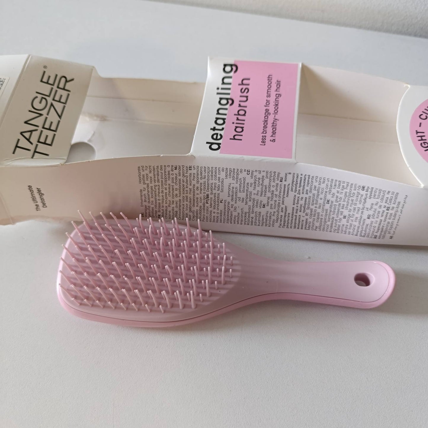 317761 - TANGLE TEEZER - Ultimate Detangler i Vogël - Furçë Detangler për Flokë të Lagur dhe të Tharë - Rozë Millennial