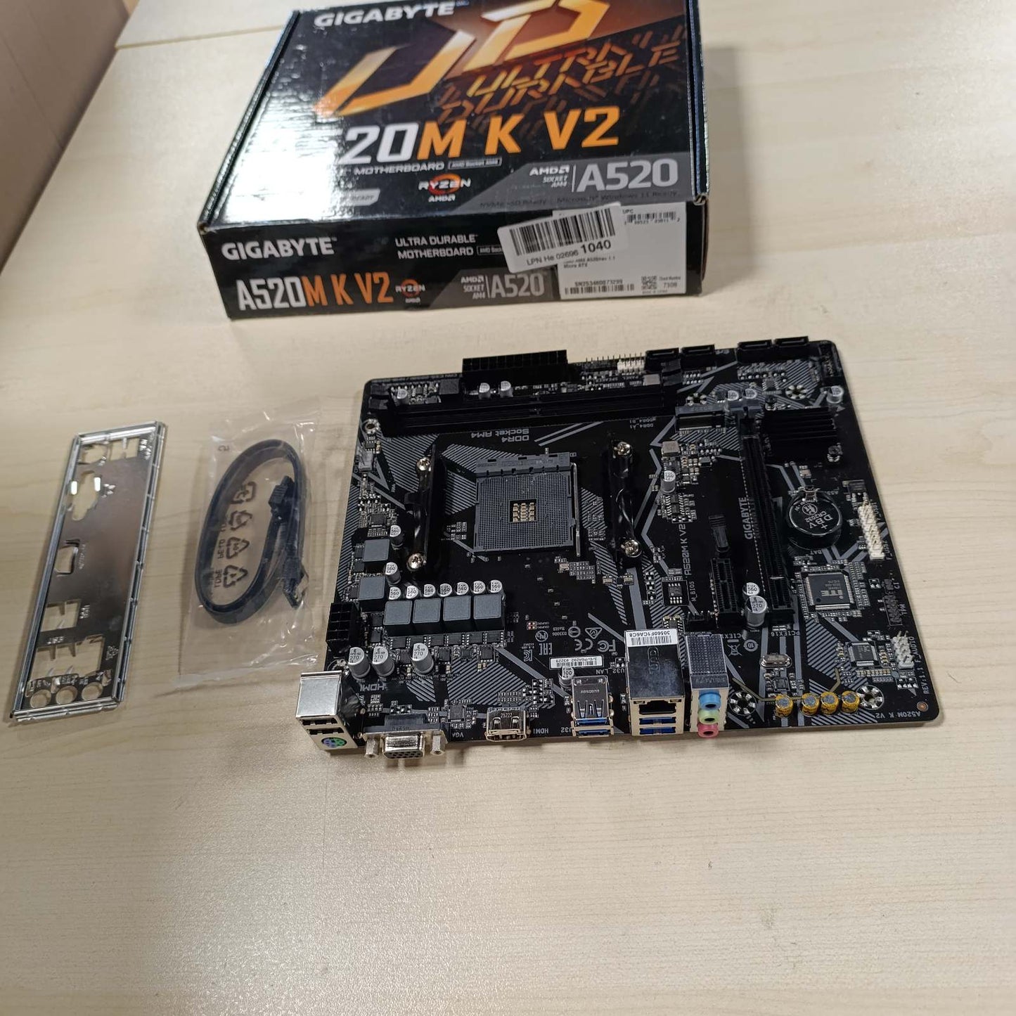 276448 - GIGABYTE Pllakë amë A520M K V2 MicroATX [me çipset AMD A520] MB6136