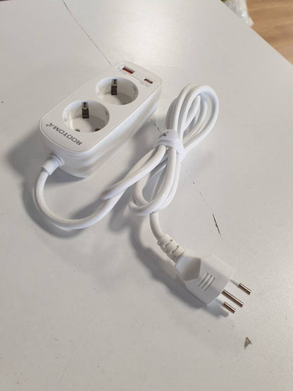 295293 - Adaptor Zvicër-Gjermani me karikues të shpejtë USB PD20W, kabllo 1.5 m, tipi J, për Zvicër, Jordani, Madagaskar, Maldive, Lihtenshtajn, Ruandë