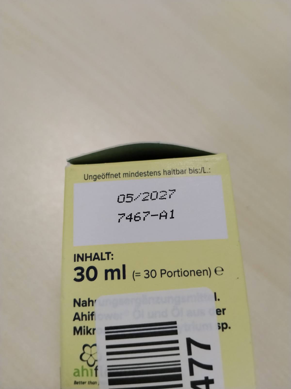 303323 - VITASAURI KIDS OMEGA 3 - 30 ml, Nga Mikroalgat Detare dhe Vaji i Luleve të Ahiflower, I Pasur me DHA dhe ALA, Vegan