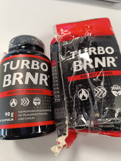 306065 - BRNR TURBO Formula e Metabolizmit të Menjëhershëm me Kolinë, Ekstrakt Çaji Jeshil, Glukoman, Garcinia Cambogia, Guarana, 120 Kapsula
