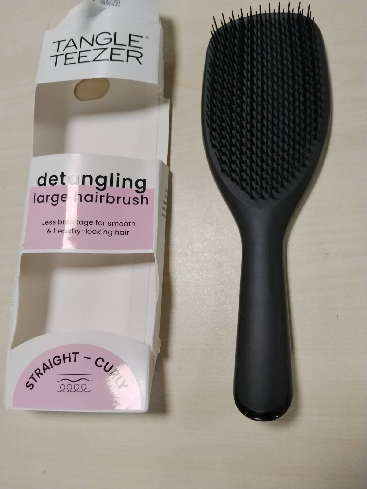 302373 - TANGLE TEEZER Furçë flokësh Large Ultimate Detangler - Flokë të lagur dhe të thatë - E zezë
