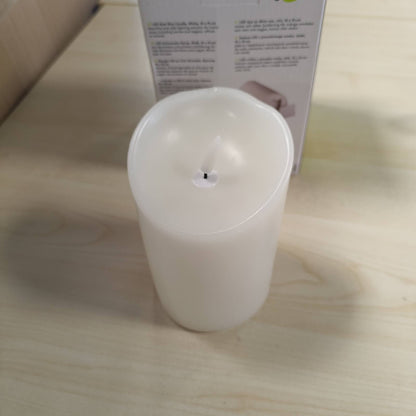 186062 - GOOBAY LED Qirinj, 10x15cm, me Dyllë të Vërtetë dhe Kohëmatësi, Ngjyrë e Bardhë e Ngrohtë, Dekorativ dhe i Sigurt, Funksionim me Bateri 3D, Modeli 77776
