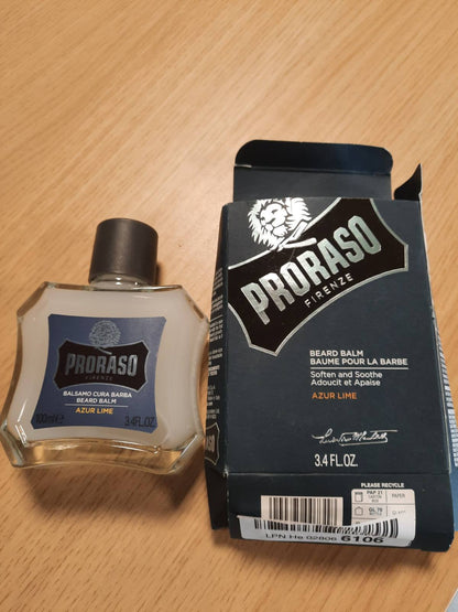 301133 - PRORASO Balsam për mjekër Azur Lime, 100 ml