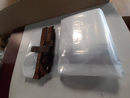183752 - TENDA Transparente 3 x 5m për Përdorim të Jashtëm me Vrima, E Papërshkueshme nga Uji dhe Rezistente ndaj Rrezeve UV me Mbulesë të Papërshkueshme nga Uji