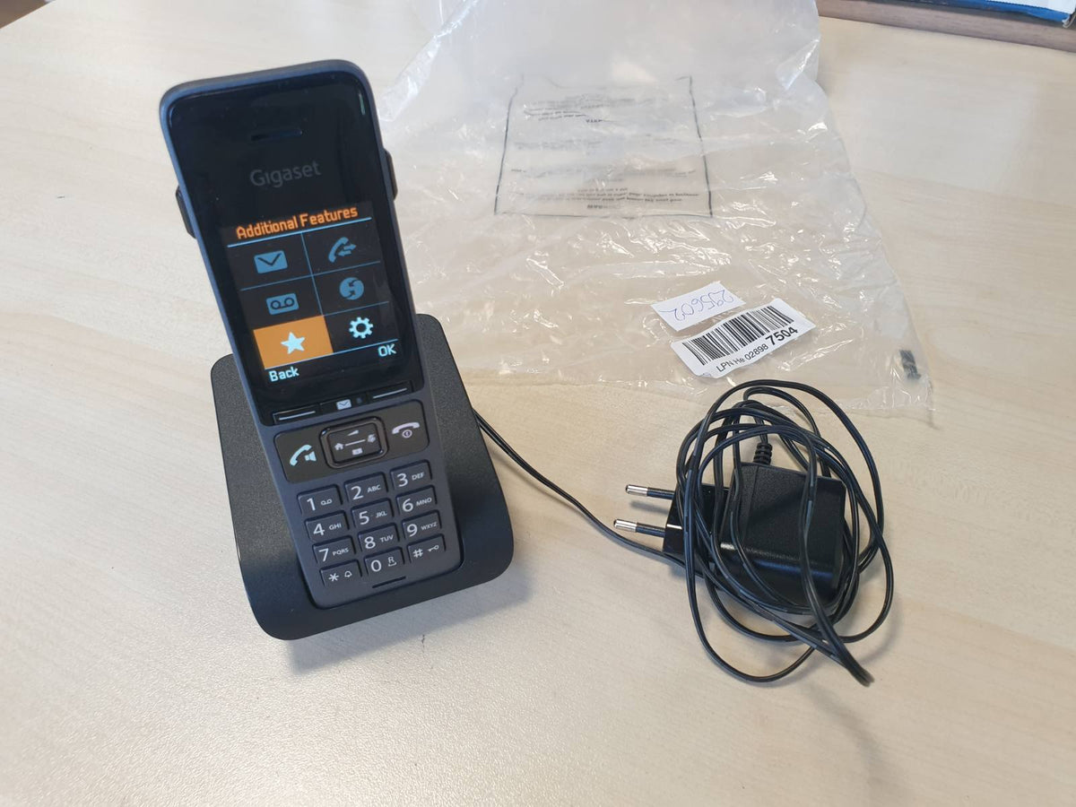 295602 - GIGASET Comfort 520 Telefon DECT pa tel, dizajn elegant, cilësi audio e shkëlqyer, mbrojtje thirrjesh, libër adresash 200 kontakte, ngjyrë e zezë titaniumi [versioni gjerman]