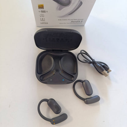 272811 - ANKER Kufje Soundcore AeroFit 2, Bluetooth 5.4, IP55, 42 orë kohë luajtjeje, audio me rezolucion të lartë, grepa të rregullueshëm