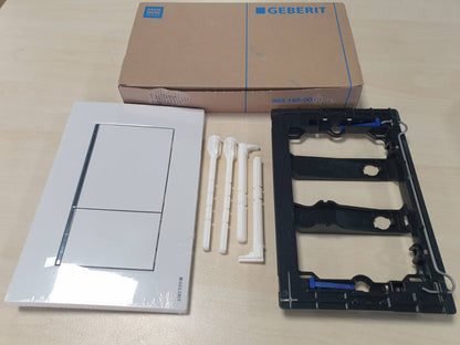 315517 - GEBERIT Pllakë aktuatori Sigma30, për shkarkim të dyfishtë, 115.883.KJ.1, ngjyra: e bardhë