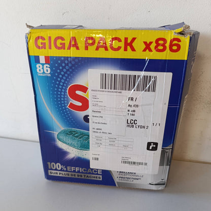 317611 - SUN - Tableta për lavastovilje gjithçka-në-1 - 86 tableta - 100% efektive në mbi 99 njolla