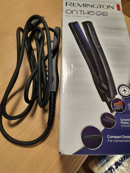 316976 - REMINGTON Drejtues flokësh i hollë mini S2880, 15 cm, pllaka qeramike, temperatura deri në 200°C | 1 pako