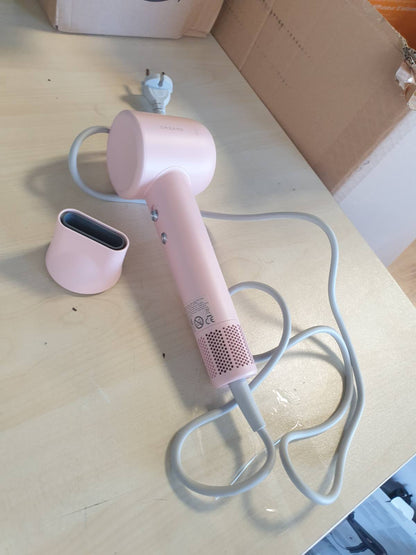 274969 - DREAME Hair Gleam Tharëse flokësh, Motor i shpejtë me shpejtësi të lartë 110,000 RPM, rrjedhje ajri 65 m/s, Pesha e lehtë 330g, 2 milion jone negative, kontroll i temperaturës dhe rrjedhjes së ajrit, rozë