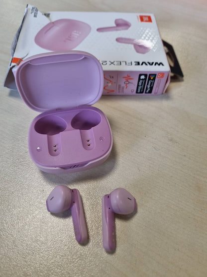 272886 - JBL WAVE FLEX 2, kufje pa tel Bluetooth, jetëgjatësi baterie 40 orë, teknologji Smart Ambient, rezistencë ndaj ujit dhe pluhurit IP54, lidhje me shumë pika, ngjyra: rozë