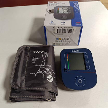 316756 - BEURER Monitor tensioni i gjakut BM 25, për krahun e sipërm, funksionim me një buton, matje e saktë, zbulim i aritmisë, port USB-C, manshetë, transferim të dhënash