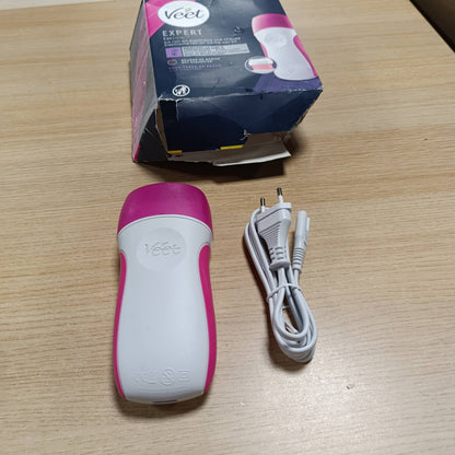 318142 - VEET EasyWax Roll-On Ngrohës Elektrik Dylli për Krahë dhe Këmbë, Gjalpë Shea, Mbushje 50 ml
