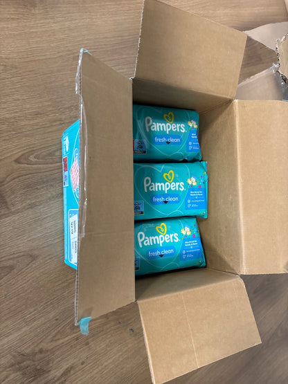 316876 - PAMPERS Peceta Fresh Clean, 18 pako me nga 80 peceta secila, aromë e lehtë.