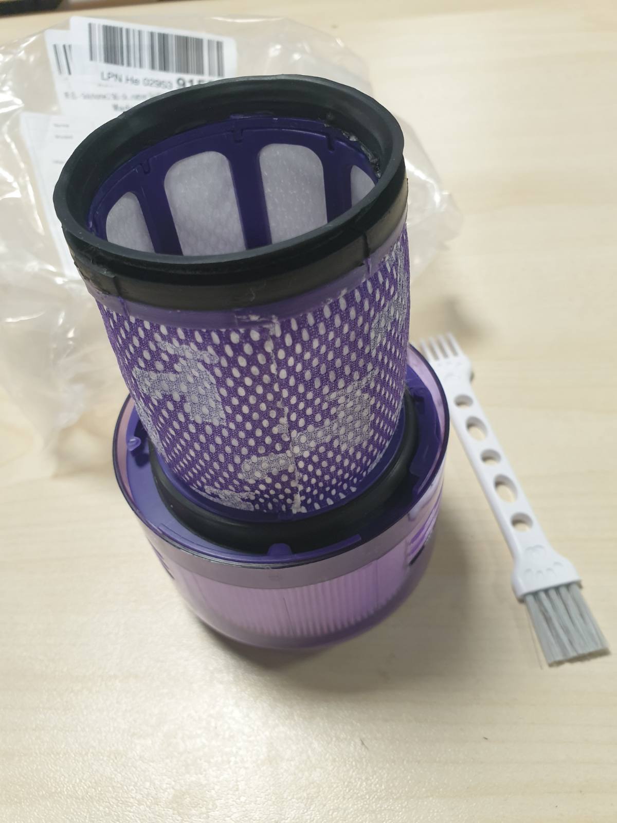 162974 - SOLVHOME Filterë për Fshesën Dyson V12 Slim, të Pajtueshëm me Bateria Dyson V12 Detect Slim Absolute Extra Total Clean Motorhead, Zëvendëson #971517-01