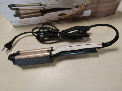 298063 - REMINGTON Hekur me Valë ProLuxe CI91AW [Fitues i Testit], 4-në-1: Plazh, Valë Natyrale, Valë Uji, ekran dixhital, cilësim temperature deri në 210°C